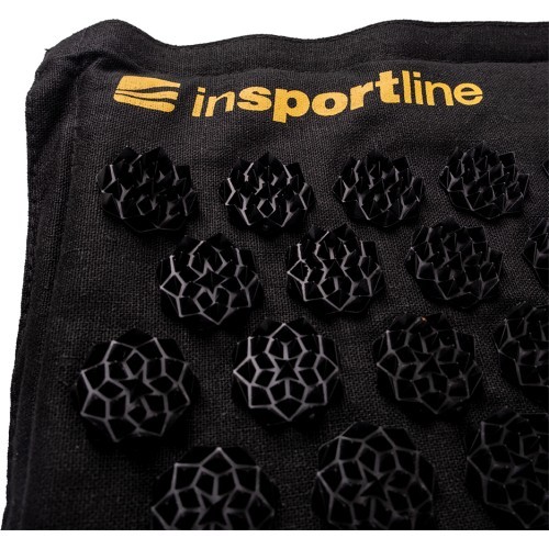 Acupressure Mat and Pillow inSPORTline EcoSpike - Black