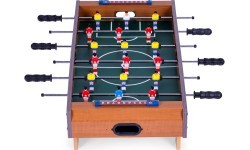 Stół do piłkarzyków mini 69x35,5 cm drewniany piłkarzyki ECOTOYS