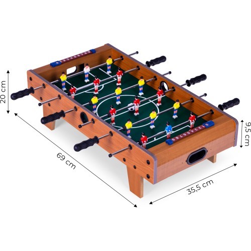 Мини настольный футбол 69x35,5 см деревянный ECOTOYS