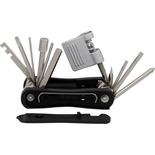 FISCHER Multitool e-bike tool set, foldable, 15 functions
