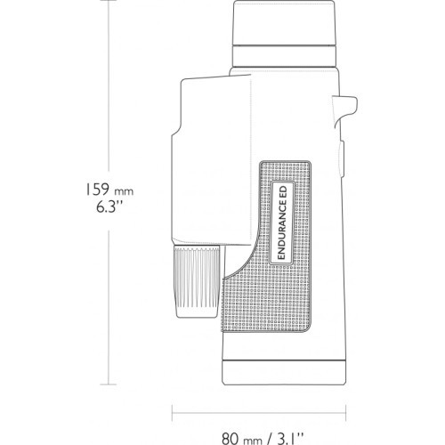 Hawke Endurance ED Marine 7x42 monokuliaras su kompasu