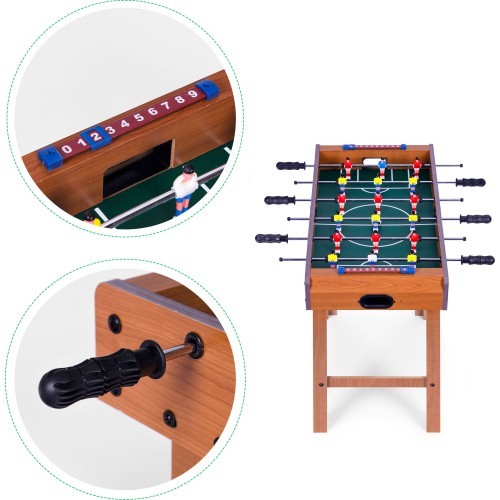 Medinis stalo futbolo stalas ECOTOYS 69x35,5 cm