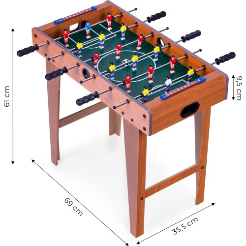 Medinis stalo futbolo stalas ECOTOYS 69x35,5 cm