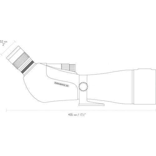 Stebėjimo teleskopas Hawke Endurance ED 25-75x85