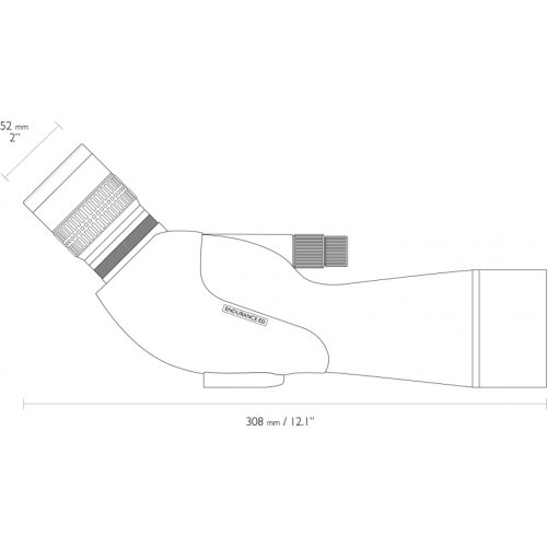 Stebėjimo teleskopas Hawke Endurance ED 15-45x60