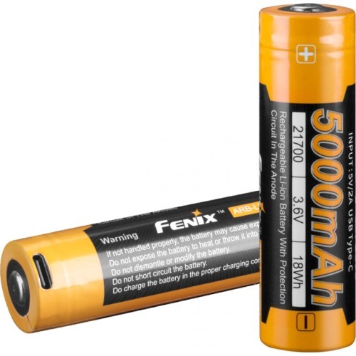 USB-аккумулятор Fenix ARB-L21U (21700, 5000 mAh, 3.6 В)