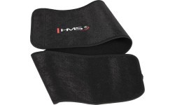 Набор обруч хула-хуп Plus Size HHW12 фиолетовый с утяжелителем HMS + пояс для талии BR163 черный