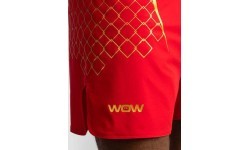 Venum x WOW FC vyriški kovinių sportų šortai – Fury Red/Gold