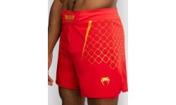 Venum x WOW FC Men’s Fight Shorts - Fury Red/ Gold