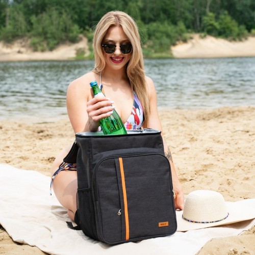NC3140 COOLER BACKPACK BLACK NILS