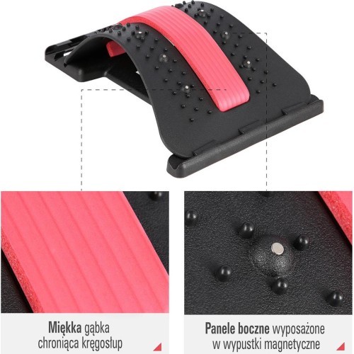 PRP02 RED BACK STRETCHER WITH MAGNETS HMS