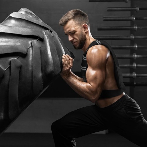 KTO TRAINING WAISTCOAT WITH STEEL WEIGHTS HMS PREMIUM -  8 kg