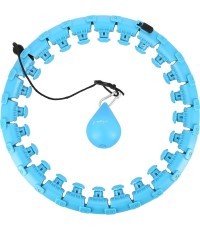 HHW01 BLUE HULA HOOP WITH WEIGHT HMS