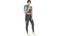 HHW01 BLUE HULA HOOP WITH WEIGHT HMS