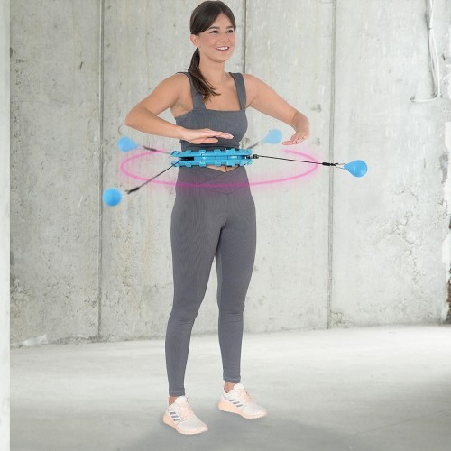 HHW01 BLUE HULA HOOP WITH WEIGHT HMS