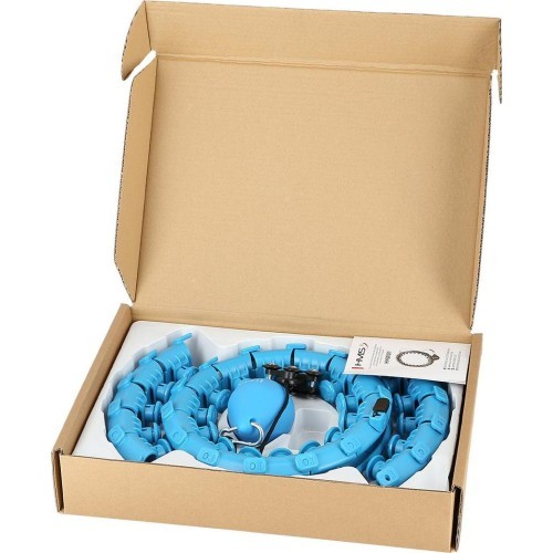 HHW01 BLUE HULA HOOP WITH WEIGHT HMS