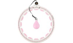 HHW06 PINK HULA HOOP WITH WEIGHT + COUNTER HMS