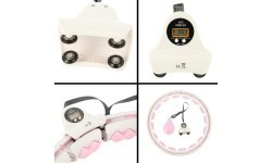 HHW06 PINK HULA HOOP WITH WEIGHT + COUNTER HMS
