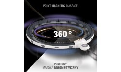 HHM15 HULA HOOP BLACK MAGNETIC WITH WEIGHT + COUNTER HMS
