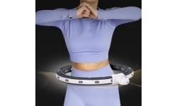 HHM15 HULA HOOP BLACK MAGNETIC WITH WEIGHT + COUNTER HMS