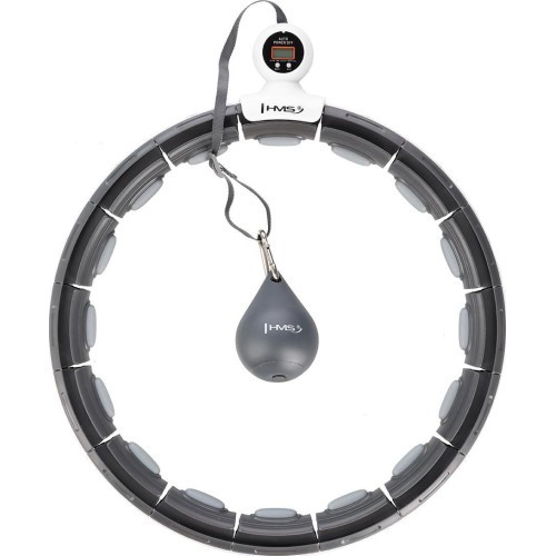 HHM15 HULA HOOP BLACK MAGNETIC WITH WEIGHT + COUNTER HMS