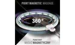 Magnetinis masažinis lankas HMS HHM15 su svareliu ir skaitikliu, žalias