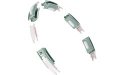 HHM15 HULA HOOP GREEN MAGNETIC WITH WEIGHT + COUNTER HMS