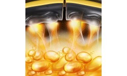 HHM21 HULA HOOP TPE BLACK/YELLOW MAGNETIC WITH WEIGHT + COUNTER HMS