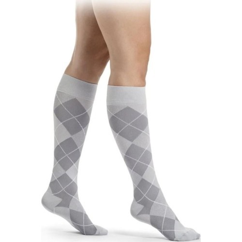 Kompresinės moteriškos kojinės MICROFIBER SHADES by SIGVARIS - Grey - C(41-44)