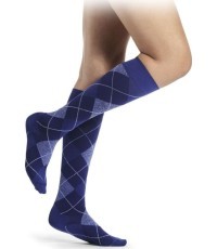 Kompresinės moteriškos kojinės MICROFIBER SHADES by SIGVARIS - Violet - B(38-40)