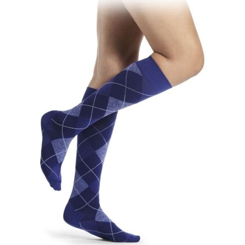 Kompresinės moteriškos kojinės MICROFIBER SHADES by SIGVARIS - Violetinė - C(41-44)