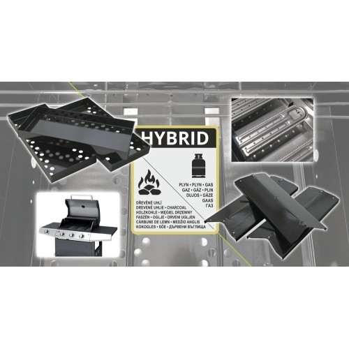 HYBRID CORE gas/charcoal grill