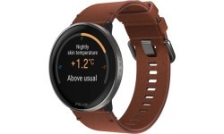 Polar Ignite 3 Titanium fitneso išmanusis laikrodis su odine apyranke - Juoda/bronzinė