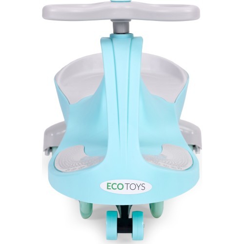 Gravitacinė mašinėlė vaikams su LED ratukais mėlyna ECOTOYS