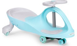 Гравитационная машинка для детей со светодиодными колёсами синяя ECOTOYS