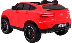 Детский электромобиль Mercedes GLC 63S, красный