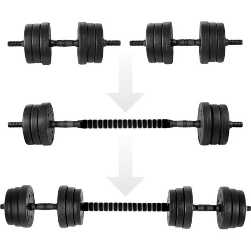 A set of dumbbells 2x 10 kg Spokey PONDUS 20
