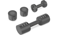 Reguliuojamų hantelių rinkinys Spokey MULTIBELL, 2x2,5 kg