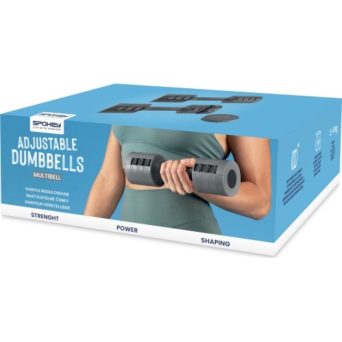 Набор регулируемых гантелей Spokey MULTIBELL, 2x2,5 кг