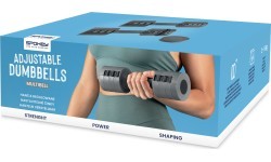 Reguliuojamų hantelių rinkinys Spokey MULTIBELL, 2x2,5 kg