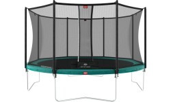Batutas BERG Favorit Regular 380 žalias + apsauginis tinklas Comfort
