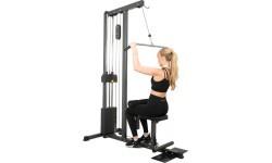 PowerMark 660LR Lat/Low Row Machine with WS210 Weight Stack