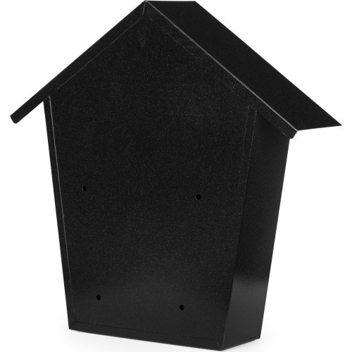 Sieninė pašto dėžutė, cinkuoto plieno, juoda ModernHome
