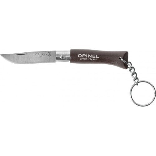 Нож-брелок Opinel Colorama 04 Inox, чёрный