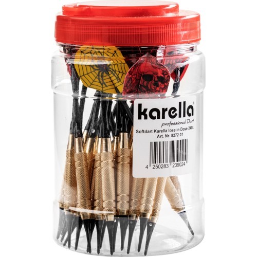 Smiginio strėlytės Karella soft tip 18 g, 24 vnt.