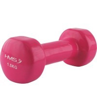 Гантель с виниловым покрытием HMS 17023, 1 шт. - 1,5 kg