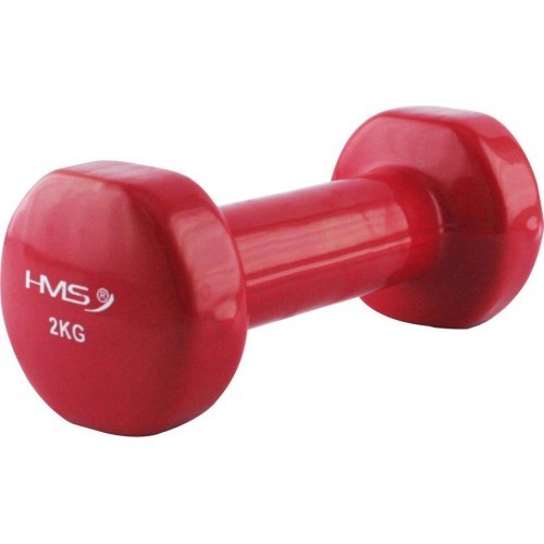 Vinilu dengtas hantelis HMS 17023, 1 vnt. - 2 kg