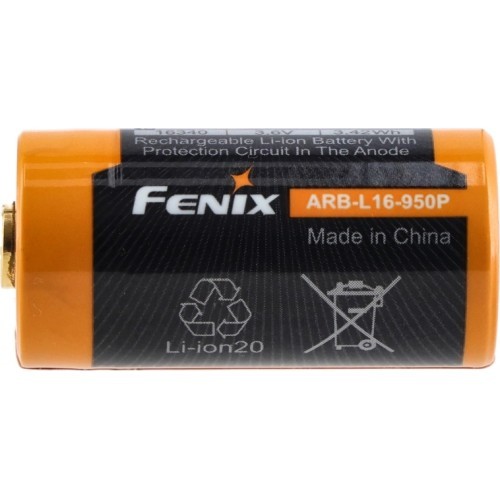 Аккумулятор Fenix ARB-L16 (16340 950 мА·ч 3,6 В)