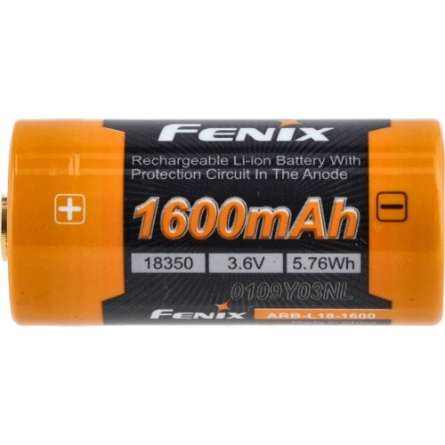 Аккумулятор USB Fenix ARB-L18 (18350 1600 мА·ч 3,6 В)
