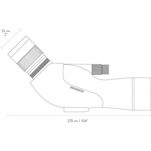 Stebėjimo teleskopas Hawke Endurance ED 13-39x50